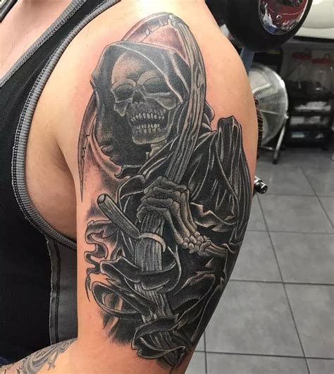 Grim Reaper tattoo design